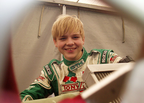 Christian Sørensen ser frem til de nye udfordringer hos Tony Kart Racing Team.